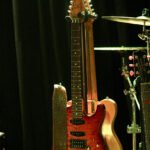 Gitarren im Scheinwerferlicht