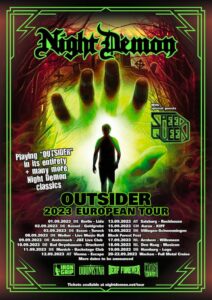 Night Demon - Outsider 2023 European Tour
