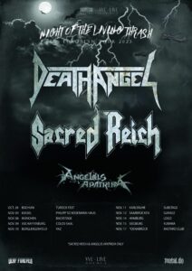 Night Of The Living Thrash Tour 2023: Death Angel, Sacred Reich, Angelus Apatrida 