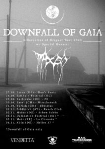 Downfall Of Gaia - Silhouttes Of Disgust Tour 2023