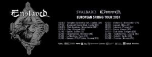 Enslaved Euorpean Spring Tour 2024