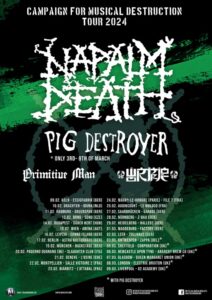 Napalm Death - Campaign For Musical Destruction Tour 2024
