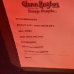 Die Setlist - Glenn Hughes in Dresden