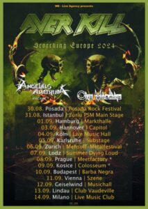 Overkill - Scorching Europe 2024
