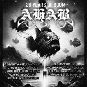 Ahab 20 Years Of Doom Tour 2024