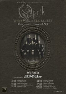 Opeth - The Last Will and Testament European Tour 2025