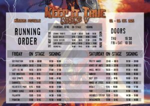 Keep It True Rising V 2025 - Running Order inklusive Signing Sessions