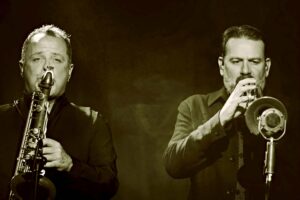 Kenny Hamilton und Marcus Parsley am Blechgebläse