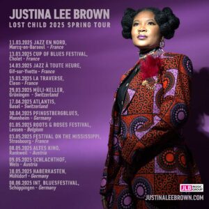 Justina Lee Brown / Lost Child 2025 Spring Tour