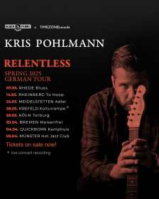 Kris Pohlmann / Konzertbericht, 03.04.2025 Meisenfrei Blues Club, Bremen