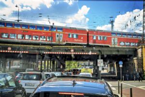 Stau in Hamburg City