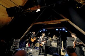 Die Félix Rabin Band mit den Mikrofonen des Deutschlandfunks!