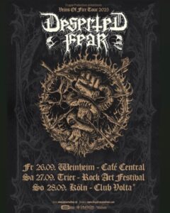 Deserted Fear "Veins Of Fire"- Septembertermine 2025