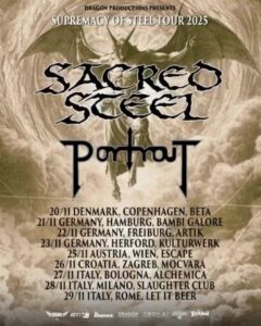 Sacred Steel - The Supremacy Of Steel Tour 2025, mit Portrait