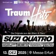 Traum-Hits 2025 - das Top Rock & Oldie Festival in Erfurt