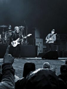 Die hartgesottenen Rocker lassen sich den Spaß nicht verderben