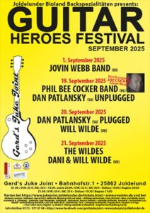 Guitar Heroes Festival in Gerd's Juke Joint Joldelund /September 2025