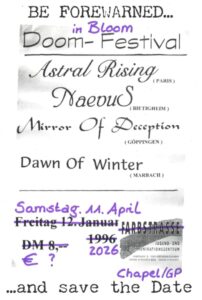 Doom In Bloom Festival 2026