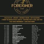 Foreigner - 'Celebrating 50 Years' Tour 2026