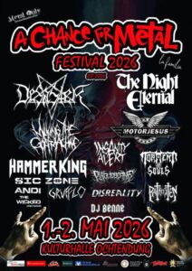 A Chance For Metal 2026 - neuer Flyer vom ersten Mai