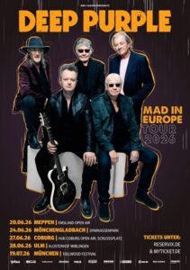 Deep Purple Mad In Europe Live 2026 Deutschland