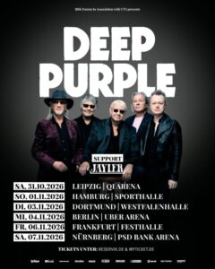 Deep Purple Herbsttour 2026