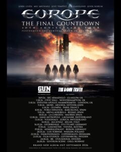 Europe - The Final Countdown 40th Anniversary Tour 2026