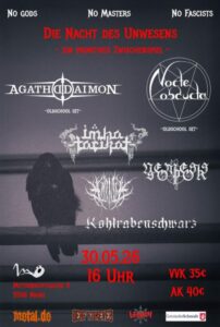 Nacht des Unwesens 30.05.2026