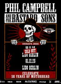 Phil Campbell And The Bastard Sons / Konzertbericht, 01.12.2025, Lido, Berlin