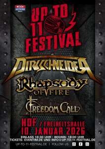 "Up To 11"-Metalfestival 2026 / Festivalbericht, 10.01.2026, Freiheitshalle, Hof