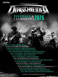 Dirkschneider - Festivals und Clubshows 2026