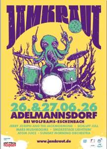 Jamkraut 2026 / Die Bands stehen fest und der Vorverkauf läuft