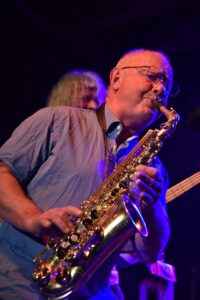 Hans Raths am Saxophon