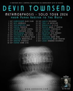 Devin Townsend - Metamorphosis Solo Tour 2026