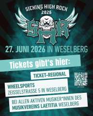 Sicking High Rock Festival am 27.Juni in Weselberg