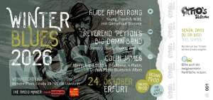 Thüringisches Winterblues Festival am 24. Oktober 2026 mit starkem Line-up