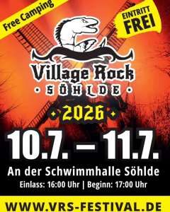 Village Rock Söhlde Open Air am 10. und 11 Juli 2027