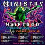 Ministry - Hate To Go Europe Tour 2027