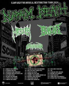 Napalm Death - Campaign For Musical Destruction II Tour 2026
