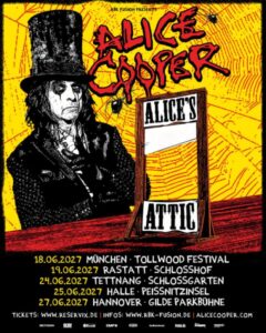 Alice Cooper - Alice's Attic Tour 2027